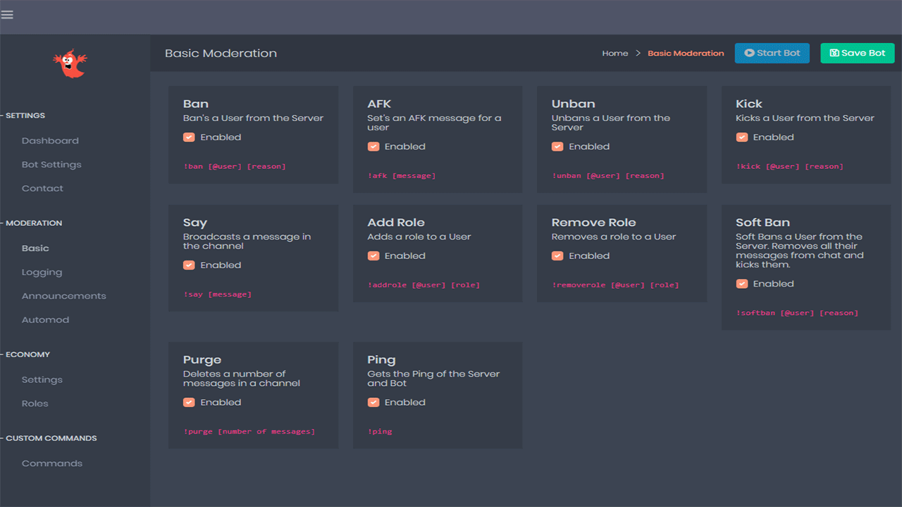 Free Discord Bot Maker And Hosting BotGhost